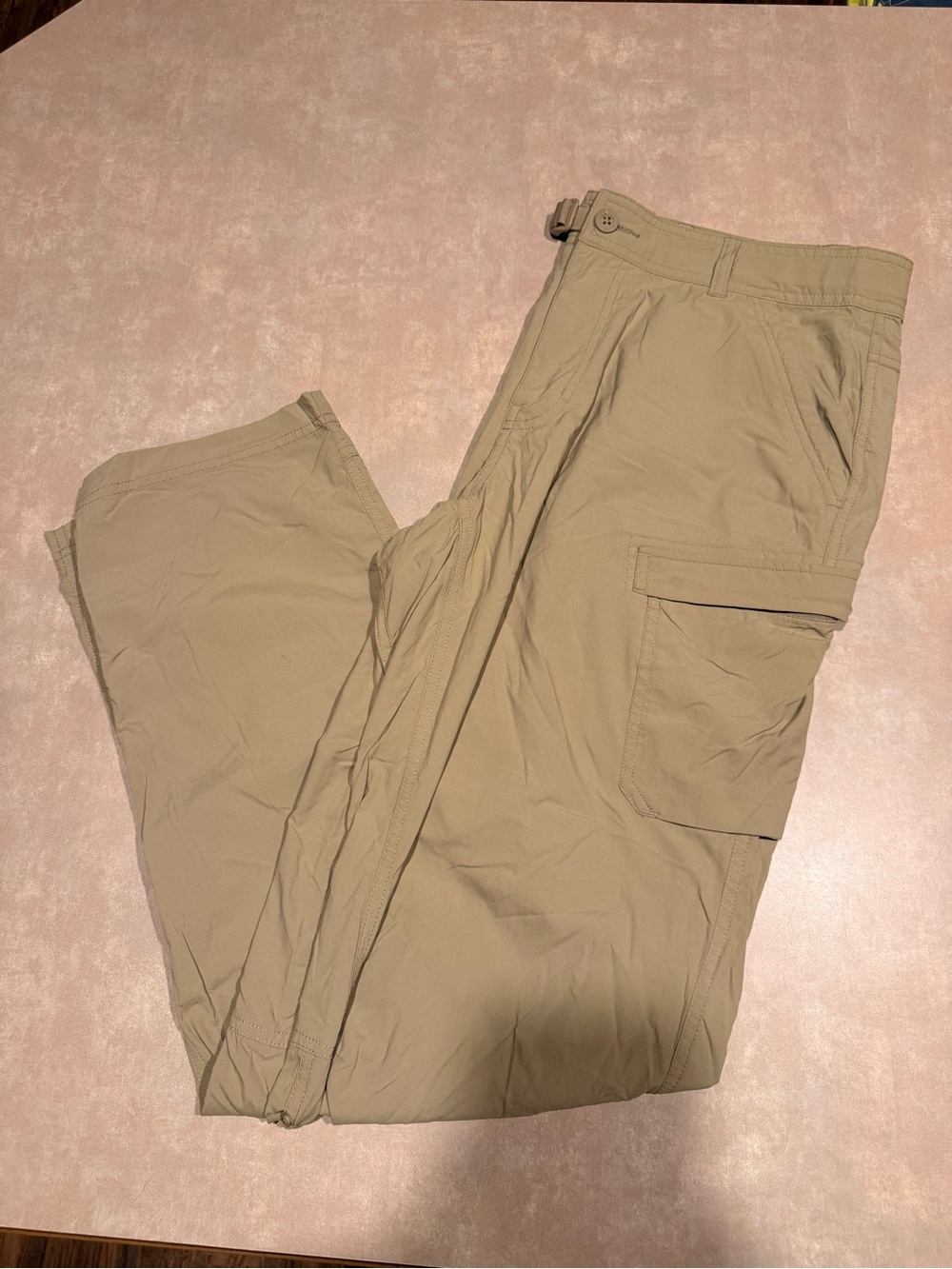 REI Men's Tan Cargo Pants with Side Pockets